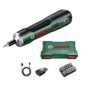 Bosch cordless screwdriver push Drive 3,6Volt (green, 32-piece screwdriver bit set)