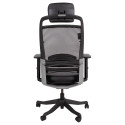 Task chair FULKRUM black leather