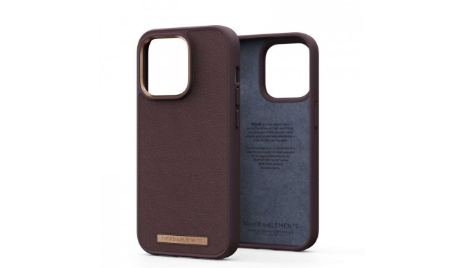 njord  Genuine Leather Case for iPhone 14 Pro (Brown)