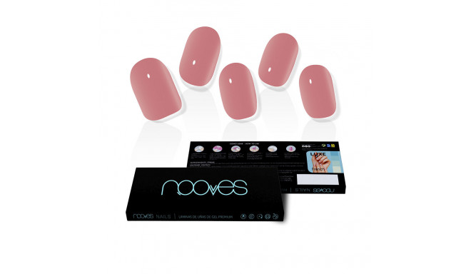 NOOVES LÁMINAS DE UÑAS DE GEL dusty rose premium glam #cat eye 20 u