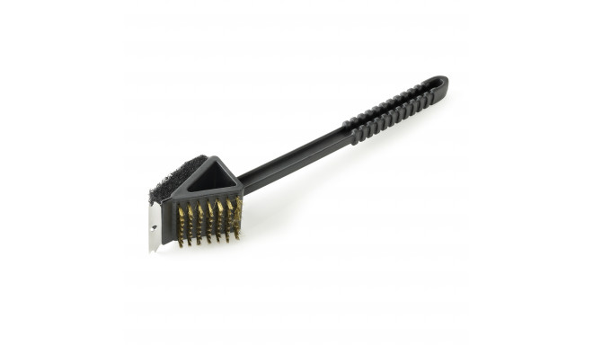 Grill brush with a long handle 3in1