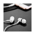 HOCO earphones Drumbeat universal with mic M34 white