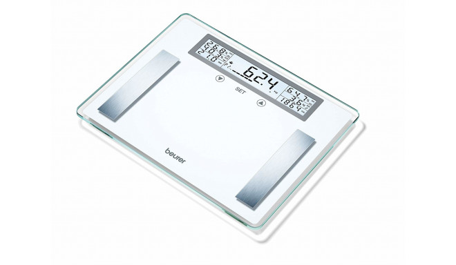 Beurer diagnostic scale BG 51 XXL, white/brushed stainless steel