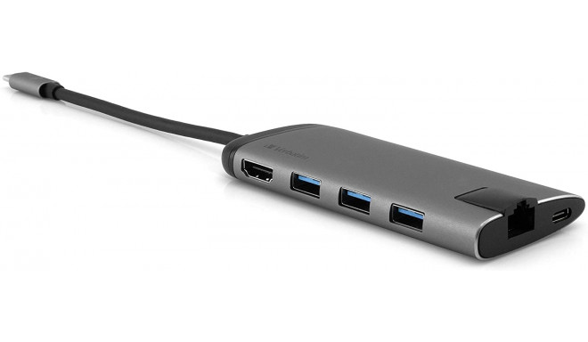 Verbatim USB-C multiport hub HDMI 3x USB 3.0