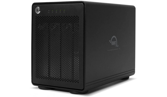 OWC ThunderBay 4, Drive Enclosure (Black, 4-Bay Thunderbolt 3 External Drive Enclosure)