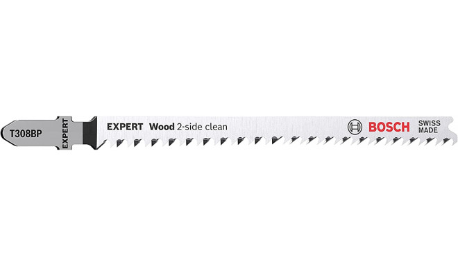 Bosch Expert jigsaw blade T 308 BP Wood 2-side clean, 3 pieces