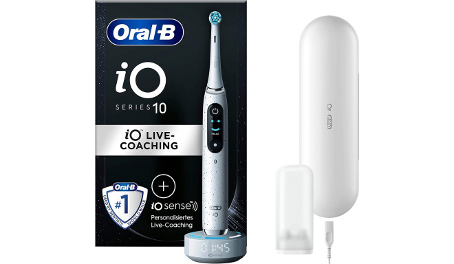 Braun Oral-B iO Series 10, electric toothbrush (stardust white)