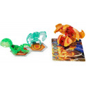 Spin Master Bakugan Evolutions Power Up 3-Pack Skill Game (with 1 Platinum Bakugan (Pyrus Wrath) and