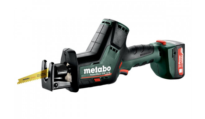 METABO.SABER SAW PowerMaxx SSE 12 2x2.0Ah BL ...