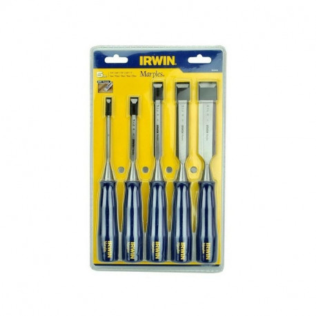 IRWIN WOOD CHISEL BLUE-CHIP SET 5 pcs..6,10,13,19,25mm TYPE M444