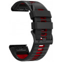 Tech-Protect watch strap IconBand Pro Garmin fenix 3/5X/3HR/5X Plus/6X/6X Pro/7X, black/red