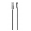 Devia Storm Series Zinc Alloy Android cable (5V 2.1A,1M) black