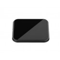 Tellur Qi Slim Wireless Fast Charging Pad WCP04, 10W, QI Certified, Tempered Glass Black