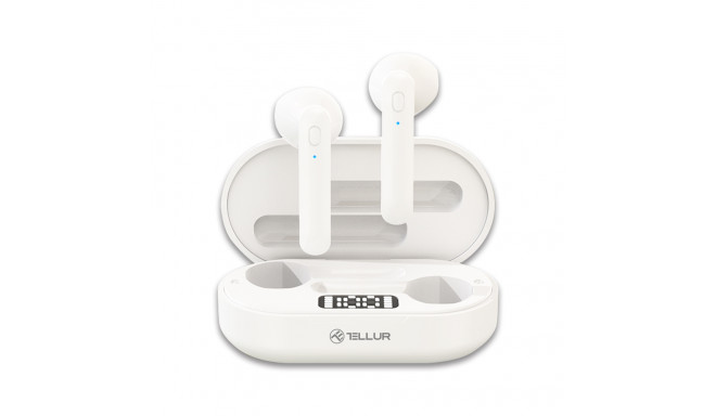 Tellur Flip True Wireless Earphones White