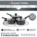Russell Hobbs RH01706EU Pearlised saucepan set 3pcs