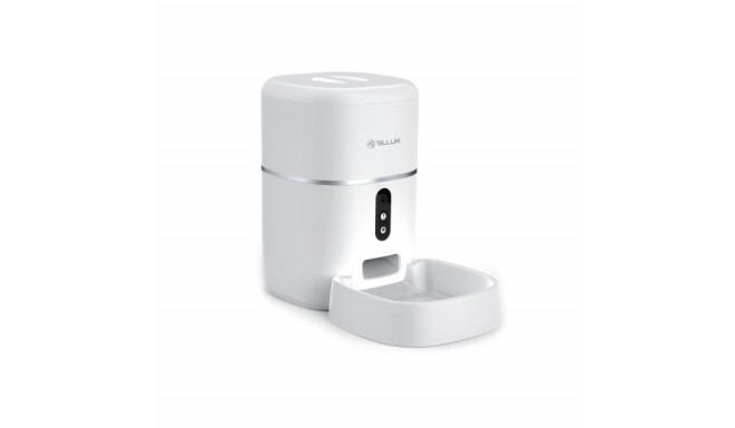 Tellur Smart WiFi Pet Feeder, UltraHD Camera, 4L white