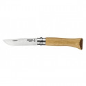 Knife Opinel Classic Nr 8 Oak Stainless Steel