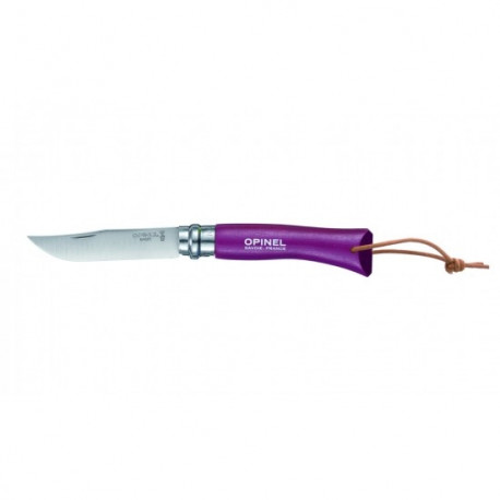 Opinel Trekking Nr 7 Stainless Steel Knife, purple