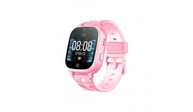 Forever viedpulkstenis GPS WiFi Kids Watch Me 2 KW-310 rozā krāsā