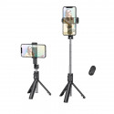 Borofone Selfie Stick BY7 Magic Mirror bluetooth with tripod and remote control black