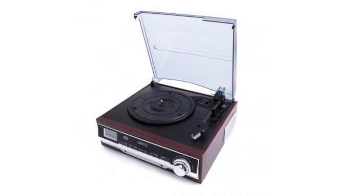 Camry Premium CR 1168 audio turntable Black, Wood