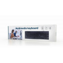 Gembird klaviatuur KB-UM-107 Multimedia US