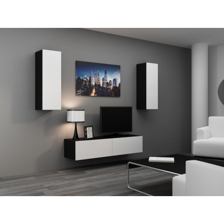 Cama kapp VIGO "90" täis 90/35/32 must/valge läige