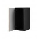 Cama full storage cabinet ROCO RO3 75/37/39 black/black/black