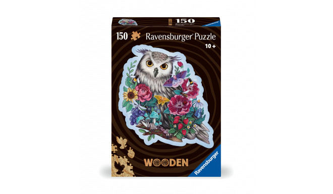 Ravensburger puidust pusle 150 tk Müstiline öökull