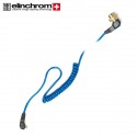 Elinchrom Sync-kabel 5 m Blå Spiraliseret (Amphenol)