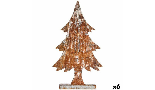 Decorative Figure Krist+ 1121-SILVER 1121-SILVER Silver Christmas Tree 5 x 49,5 x 26 cm (6 Units)