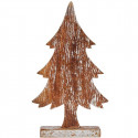 Dekoratiivkuju Jõulupuu Hõbedane Puit 5 x 39 x 21 cm (6 Ühikut)