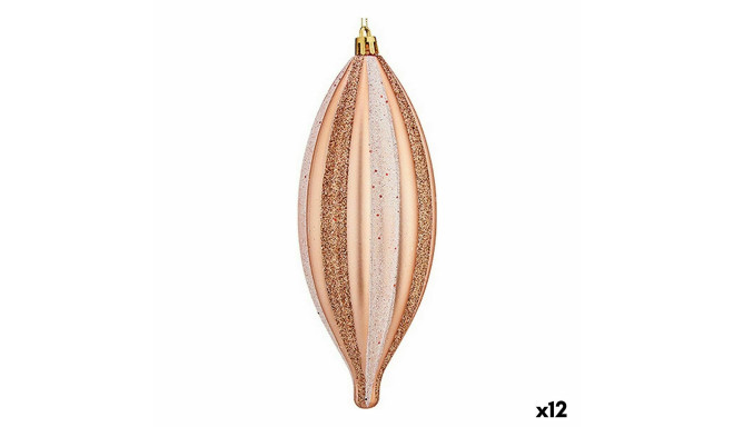 Christmas Decorations Set Krist+ 00904 00904 Copper PVC Streched 3 x 3 x 18 cm 8,5 x 19 x 3 cm (12 U