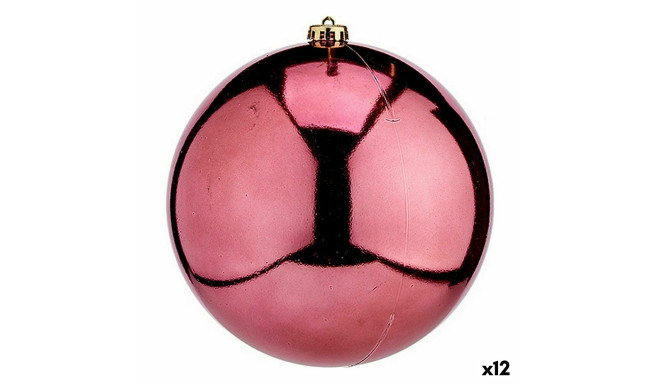 Christmas Bauble Pink Plastic 20 x 31 x 20 cm (12 Units)