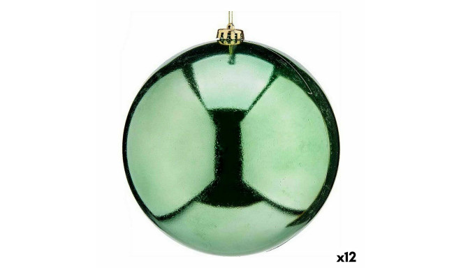 Christmas Bauble Krist+ 00844 00844 Green Plastic (12 Units)