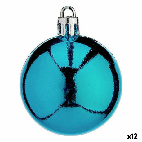 Set of Christmas balls Krist+ 00466-1 00466-1 Blue Plastic (12 Units)