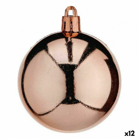 Set of Christmas balls Krist+ 00466-4 00466-4 Copper Plastic (12 Units)
