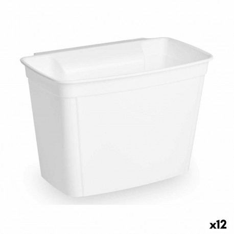 Atkritumu Maisiņu Turētājs Kinvara 02 001 Balts Plastmasa 4 L (12 gb.)