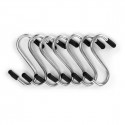 Hook for hanging up Set Silver Metal 4,7 cm (12 Units)