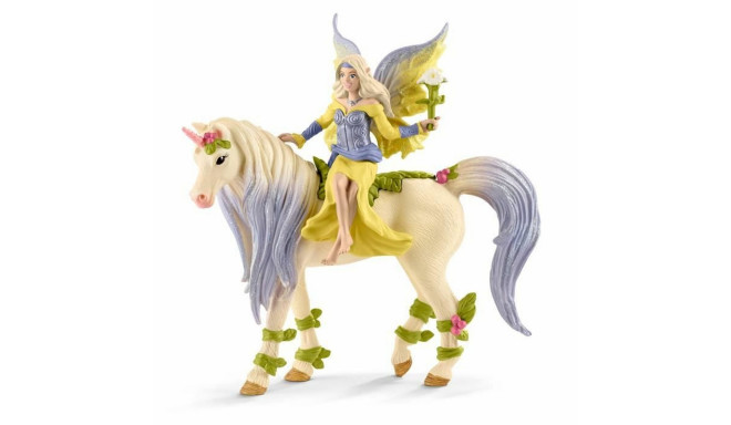 Action Figure Schleich  Fairy will be with the Flower Unicorn Modern