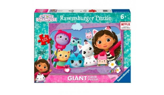 Puzzle 125 elementów Gigant Koci Domek Gabi