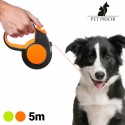 Раздвижной Поводок для Собак Pet Prior (5 м) (Оранжевый)