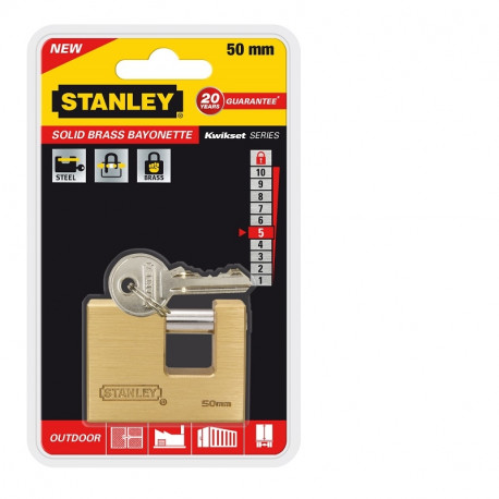 Tabalukk, konteinerlukk Stanley S742-025 50mm