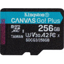 Kingston mälukaart microSDXC 256GB Canvas Go! Plus UHS-I (U3) A2 Class 10 V30