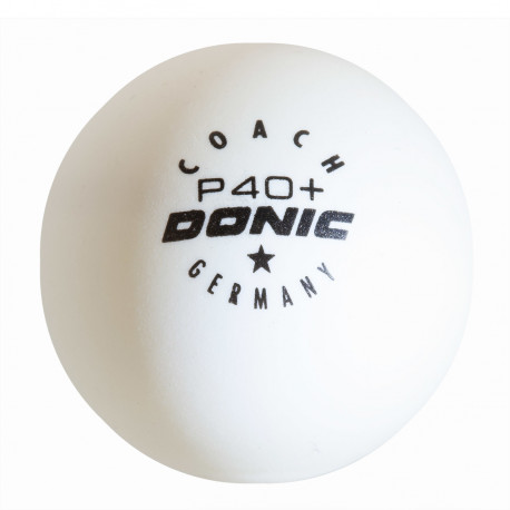 Lauatennisepall DONIC P40+ Treener 1-tärn 120tk Valge