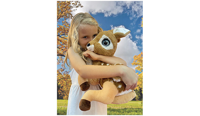 BAMBOLINA plush Daisy with moving glitter eyes and speaking three fairy tales, EE version, BD2021EE