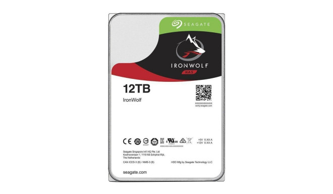 12TB Seagate IronWolf ST12000VN0008 7200RPM 256MB *Bring-In Warranty*
