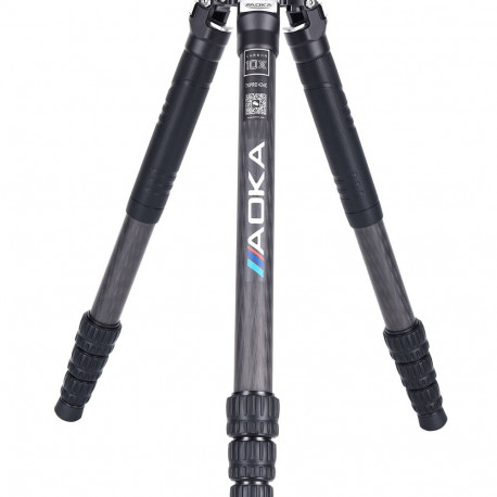 AOKA TKPRO424C Carbon Stativ, schwarz