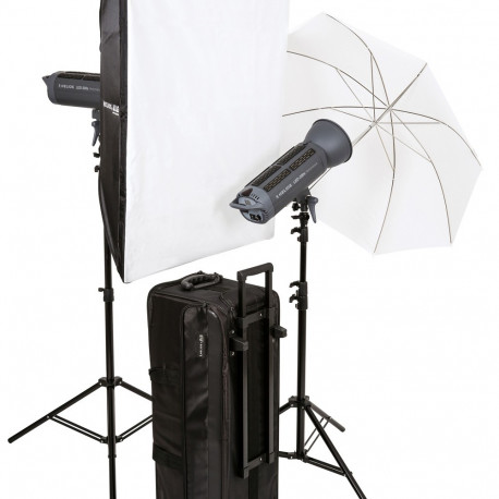 HELIOS stuudiovalgusti LED-200s Performance 2-osaline komplekt