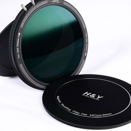 H&Y REVORING 58-77mm Front- und Rückdeckel